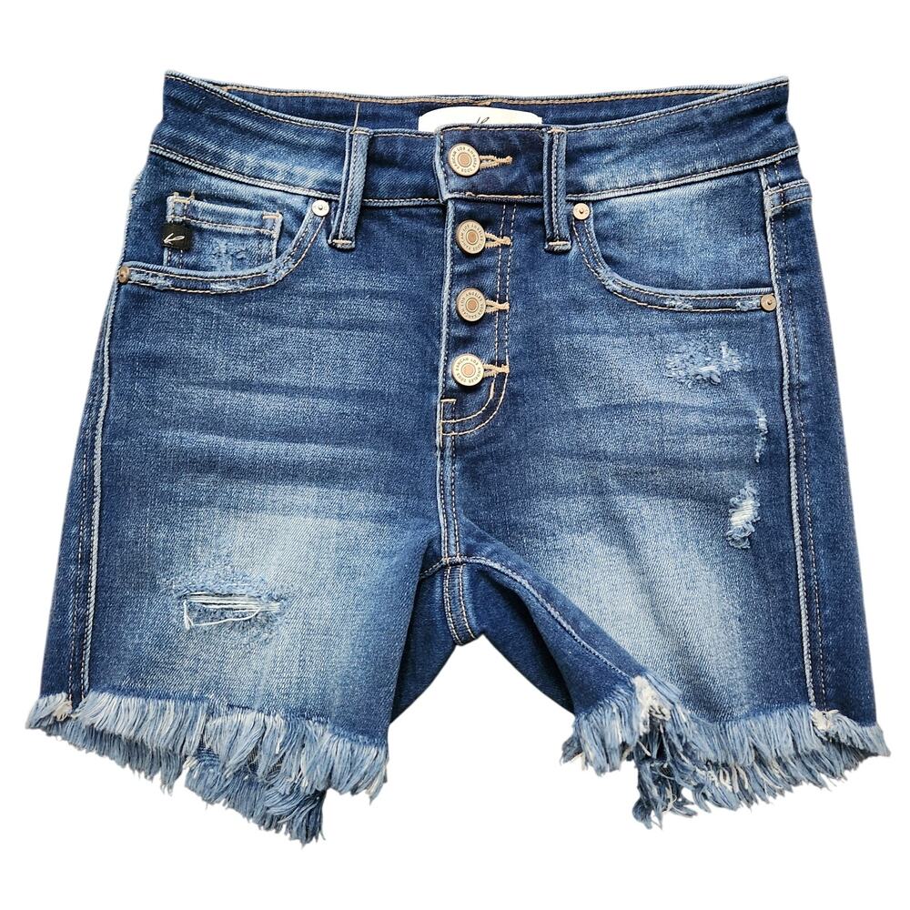 Kancan Button Fly Denim Shorts Size XS
